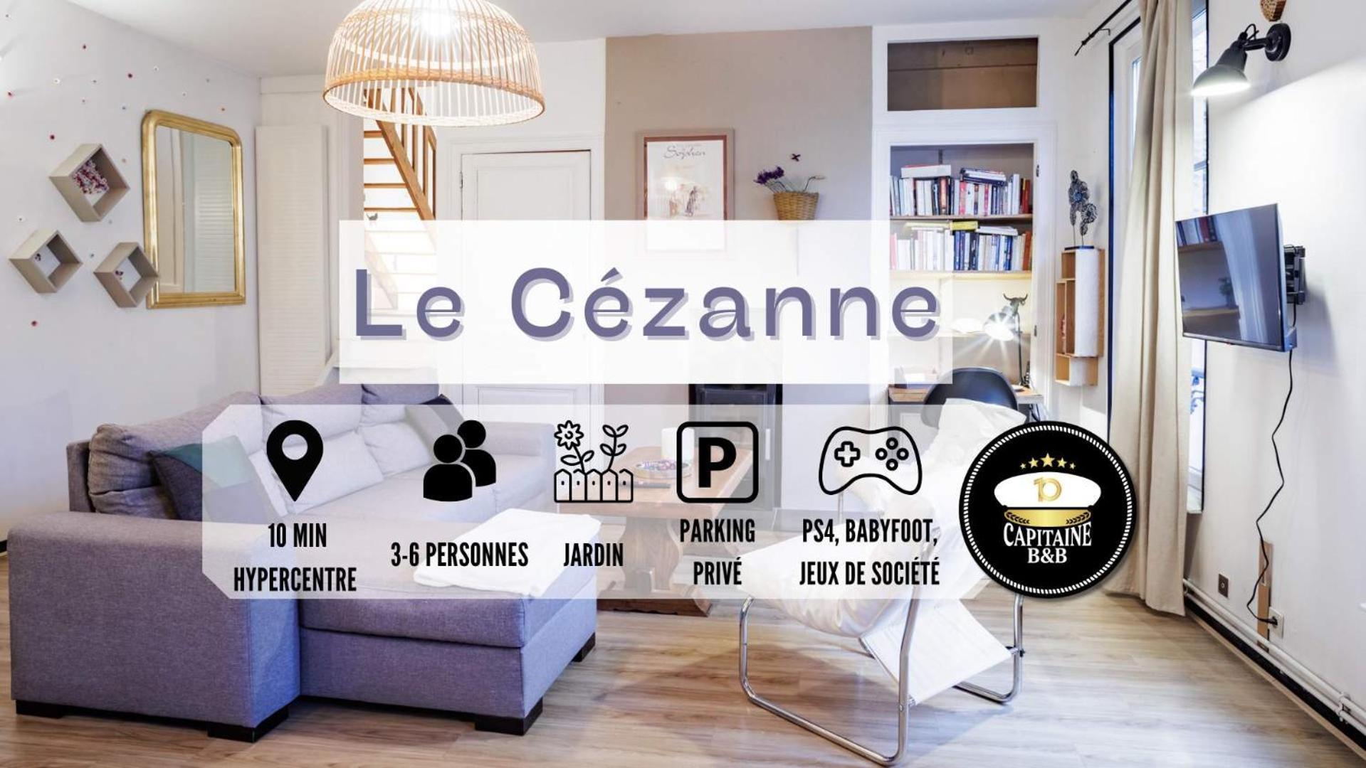 Le Cezanne - Jardin - Parking - Babyfoot - Centre-Ville Труа Экстерьер фото